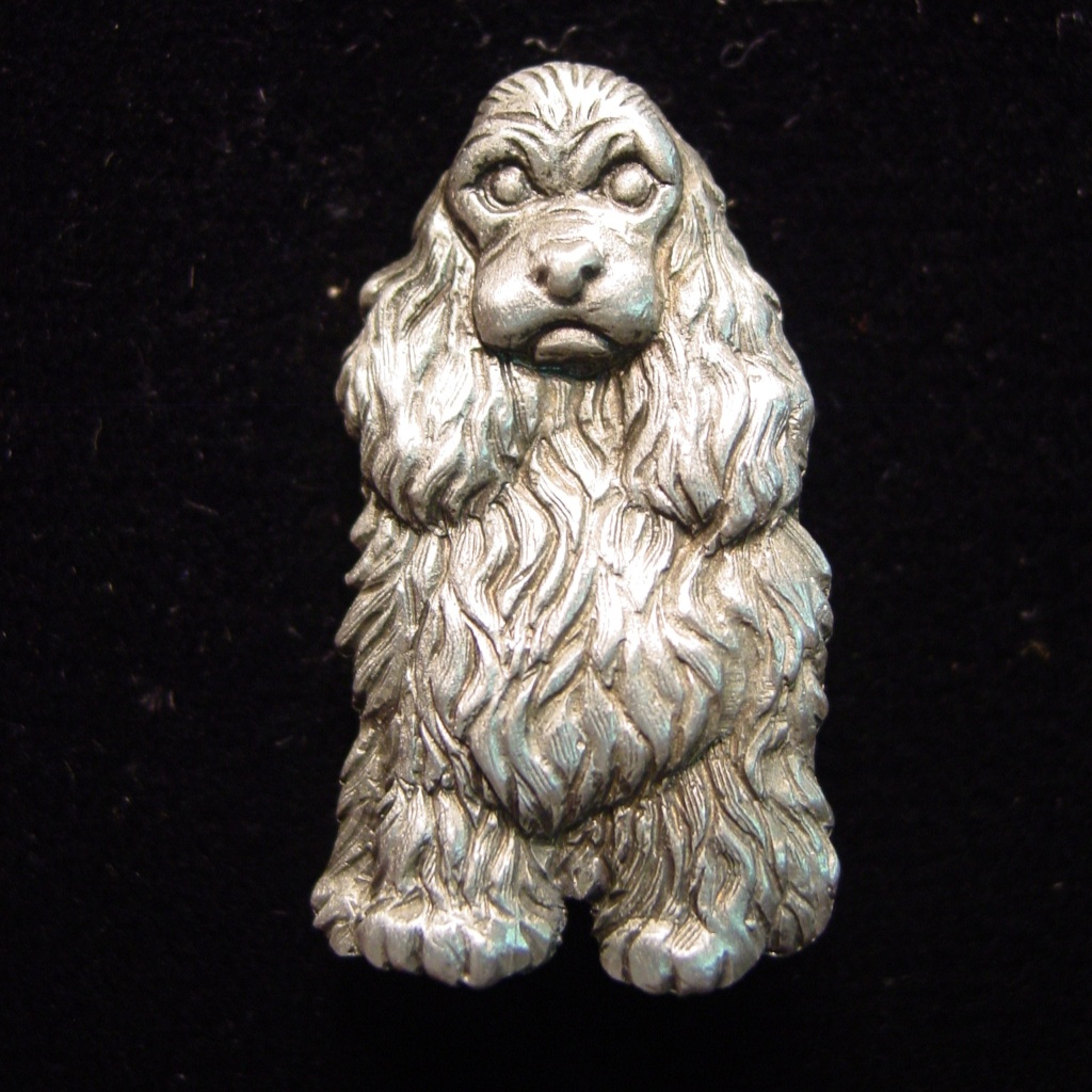 ‘American Cocker Spaniel' Pin Brooch